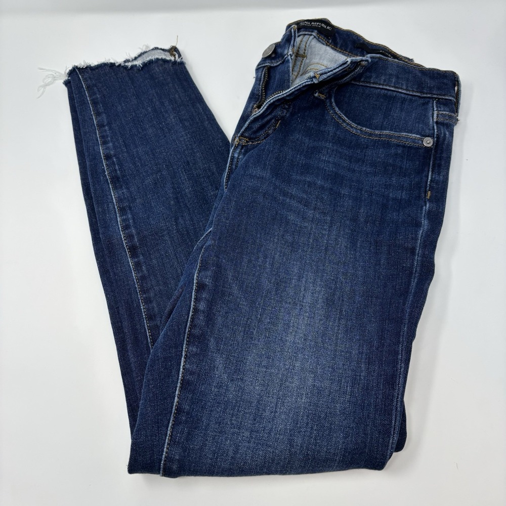 Banana Republic Skinny Jeans Womens‎ Size 26 Blue Denim Wash